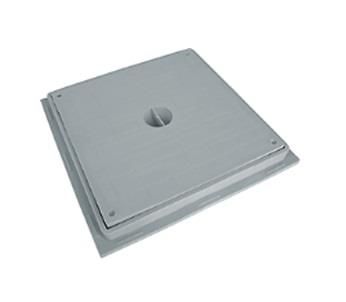 LOGAR KAPAGI + CERCEVE 55 X 55 GRI