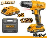 20V 1.5 Ah LI-ION ÇİFT PİLLİ MATKAP