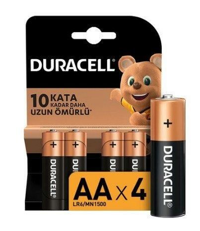 DURACELL KALEM PİL AA-MN1500 K4
