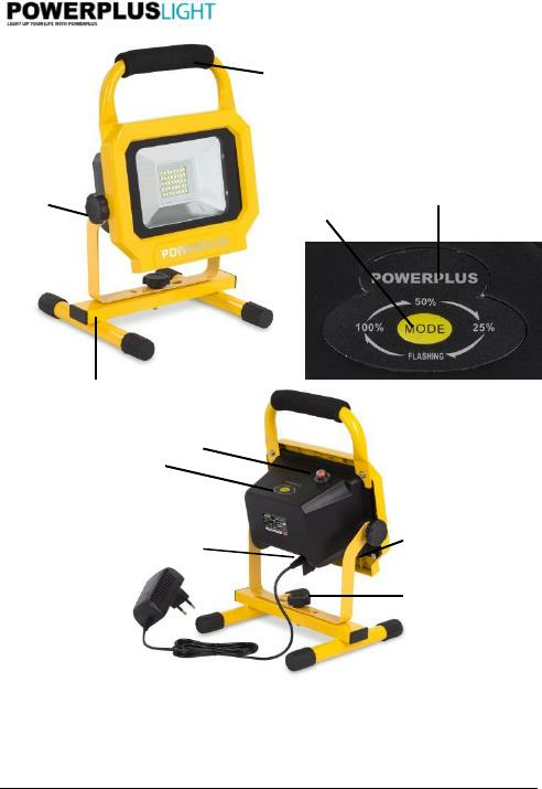 ŞARJLI PORTATİF LED LAMBA 20W