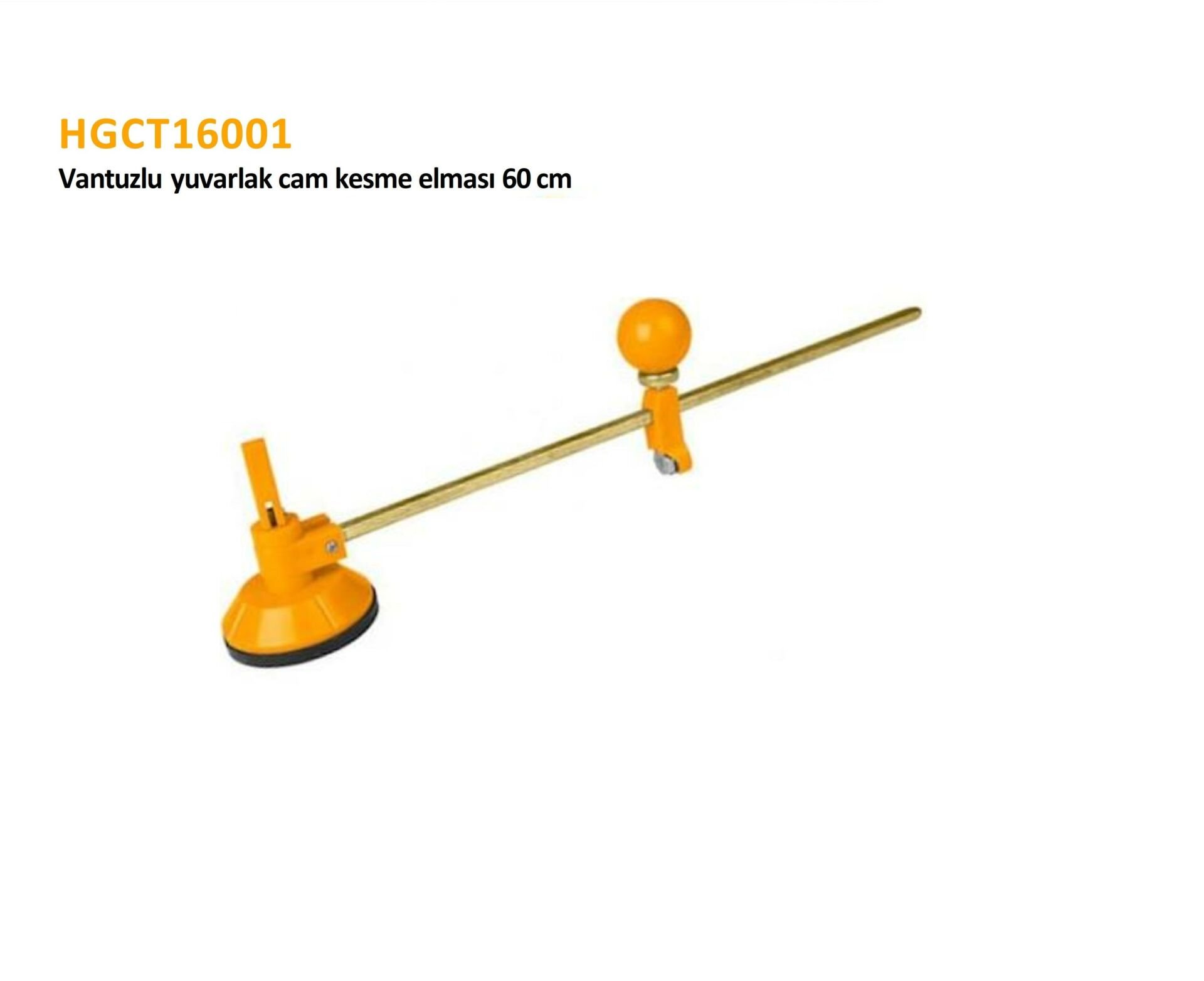 VANTUZLU YUVARLAK CAM KESME ELMASI 60 CM