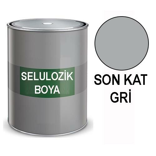 SELULOZİK SON KAT  BOYA 2,5 LT  GRİ