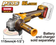 20 V LI-ION 115 MM KÖMÜRSÜZ TAŞL.MAKİNESİ PİLSİZ