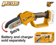20V LI-ION 13 CM DAL BUDAMA MAKİNESİ PİLSİZ