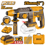 20V LI-ION DARBELİ KIRICILI MATKAPKÖMÜRSÜZ 2 X 4Ah
