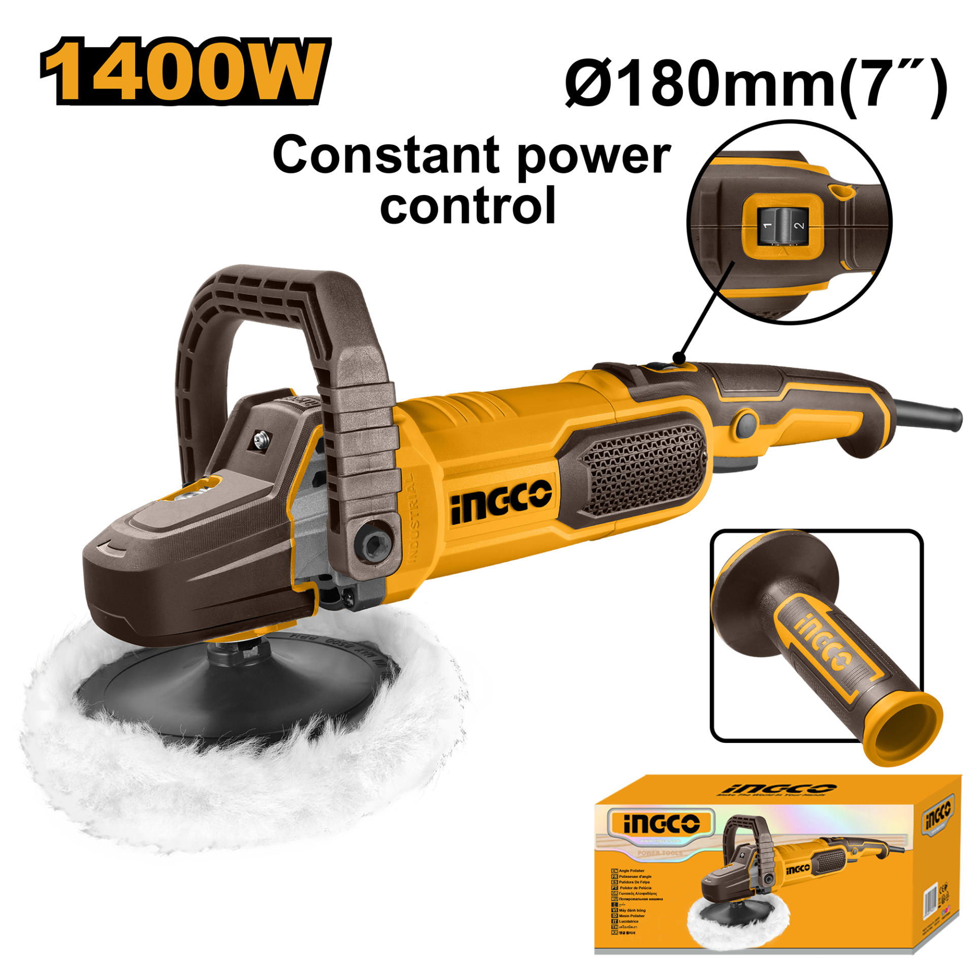 1400W 180 MM POLISH MAKİNESİ