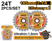 AHŞAP KESME BIÇAĞI 185MM 24T 2 ADET