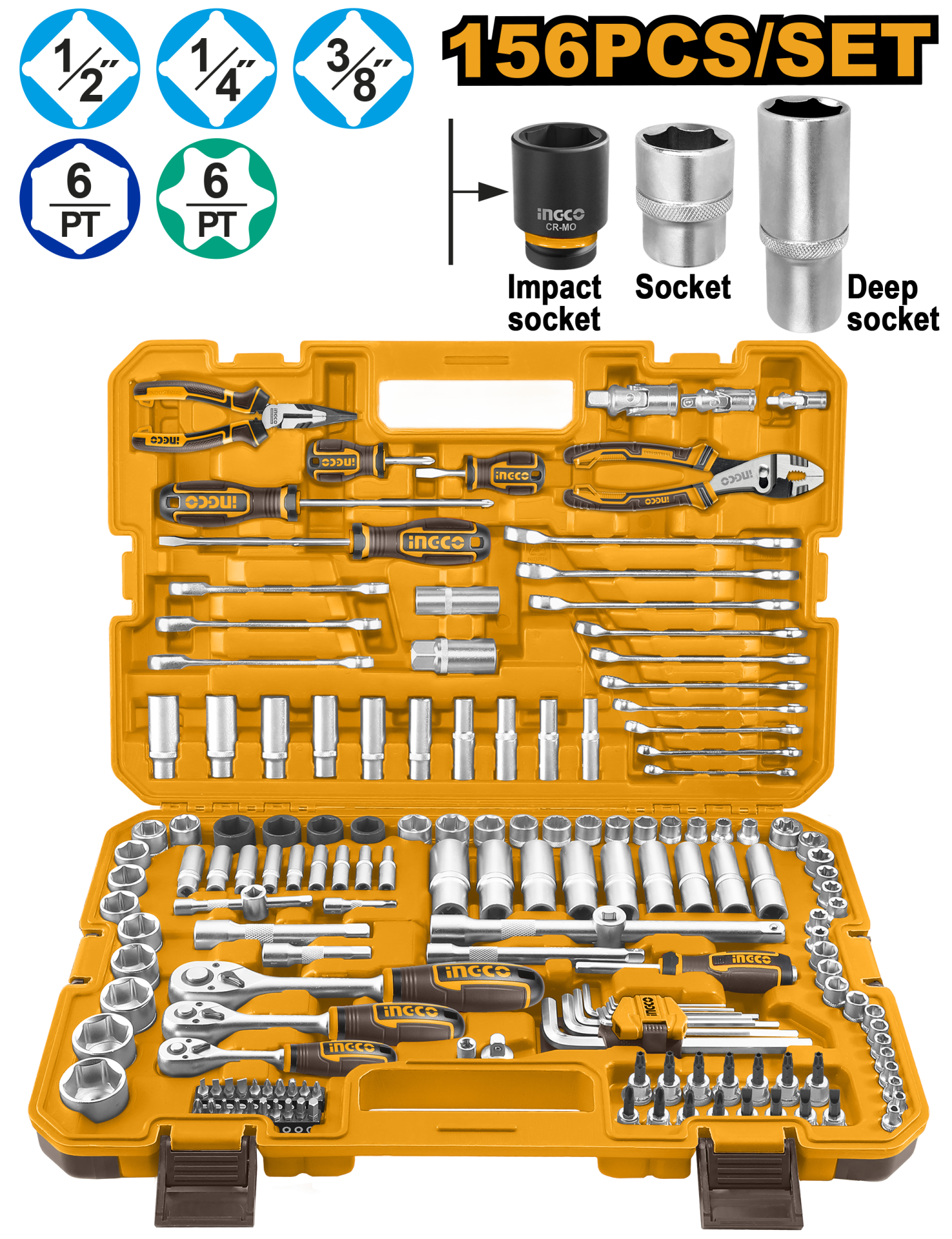 156 PARÇALI TAKIM ÇANTASI
