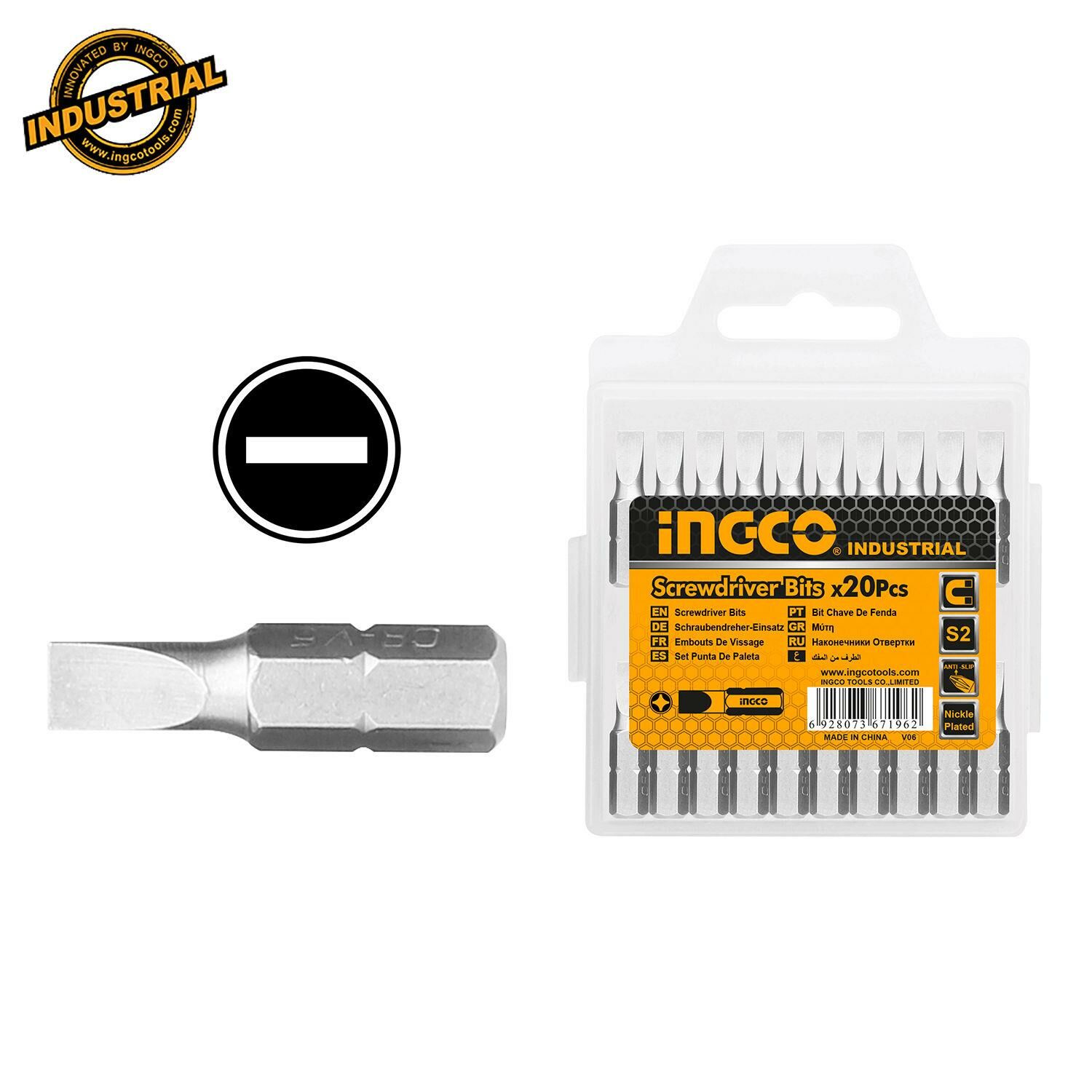 SL6 25MM DÜZ VİDALAMA UCU 1 PAKET
