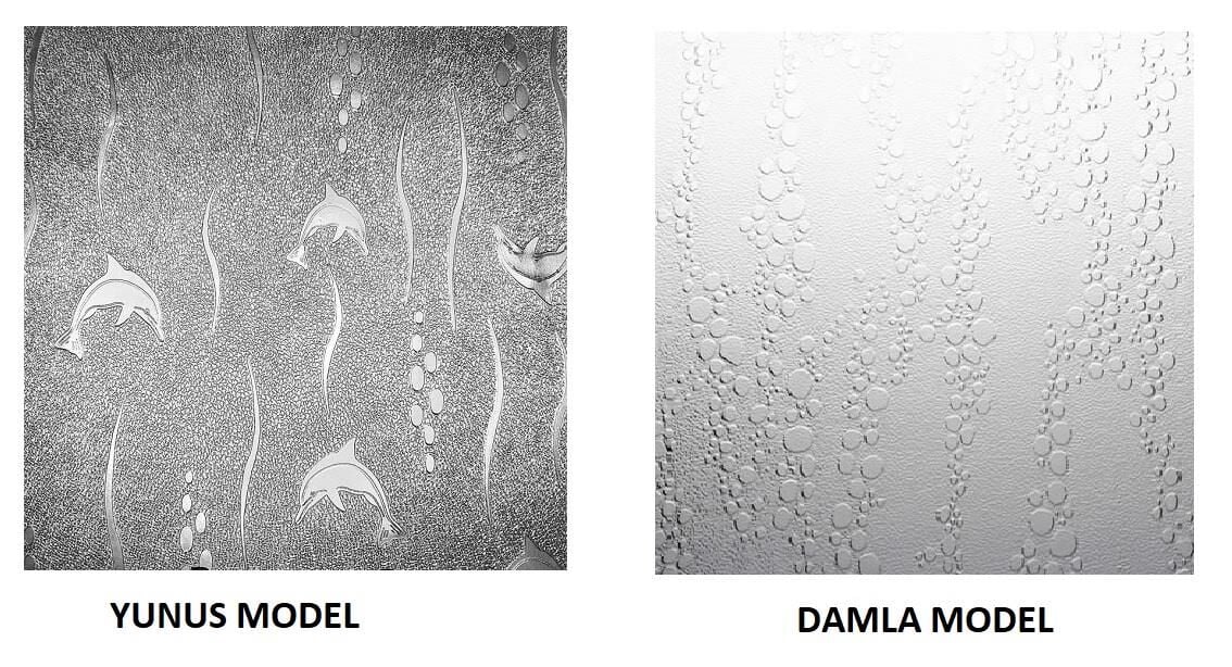 DUS KABIN CAMI BUZLU 2.0MM 130X177CM